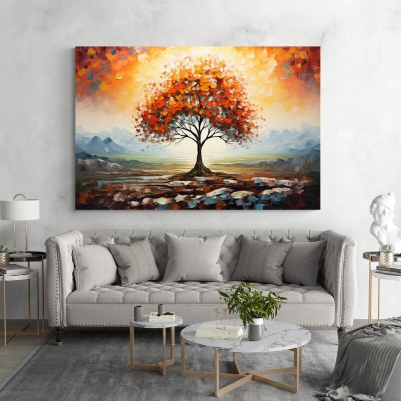 Tableau Arbre Automne