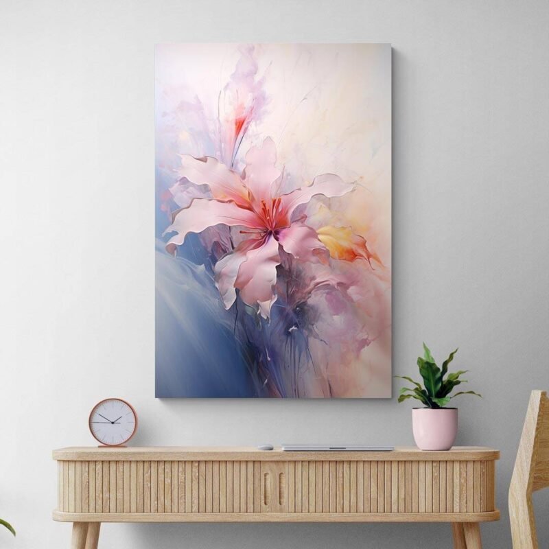 Tableau Fleur Abstrait