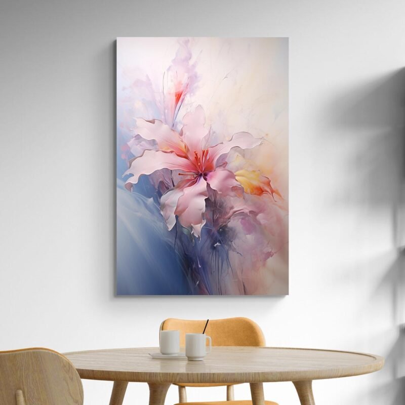 Tableau Fleur Abstrait – Image 2