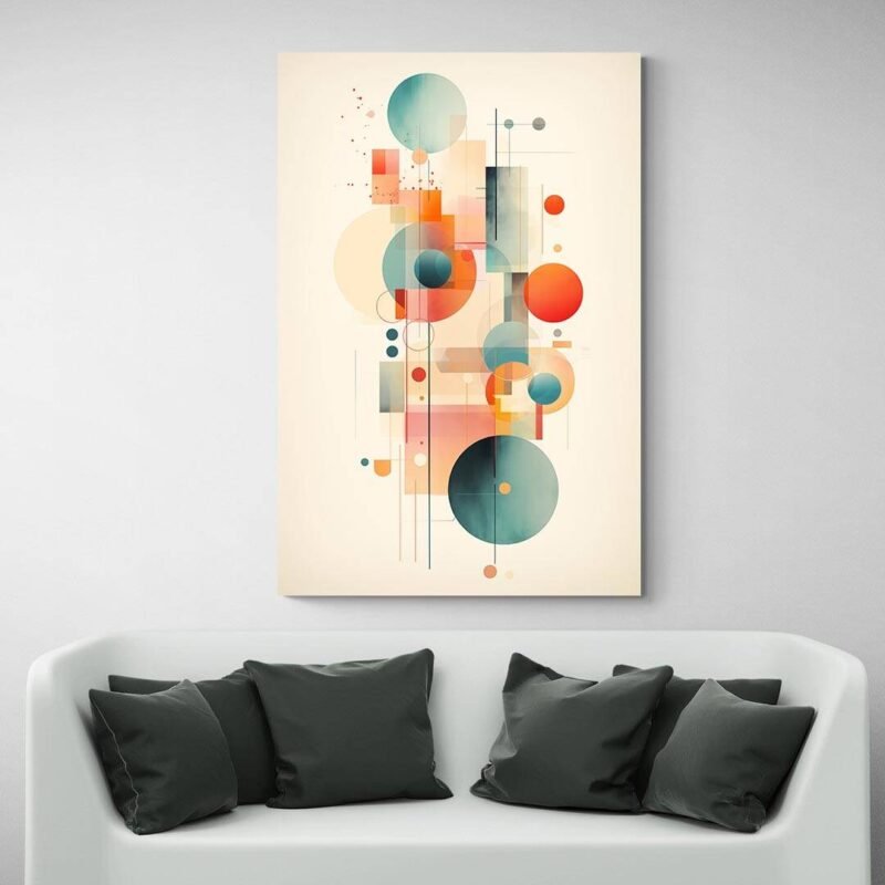 Tableau Géométrique abstrait