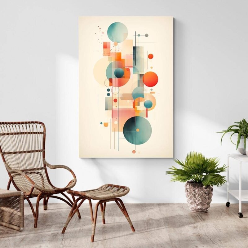 Tableau Géométrique abstrait – Image 2