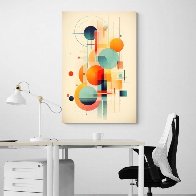 Tableau Géométrique Moderne